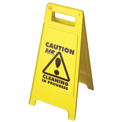 Wet Floor Sign (Yellow Plastic)